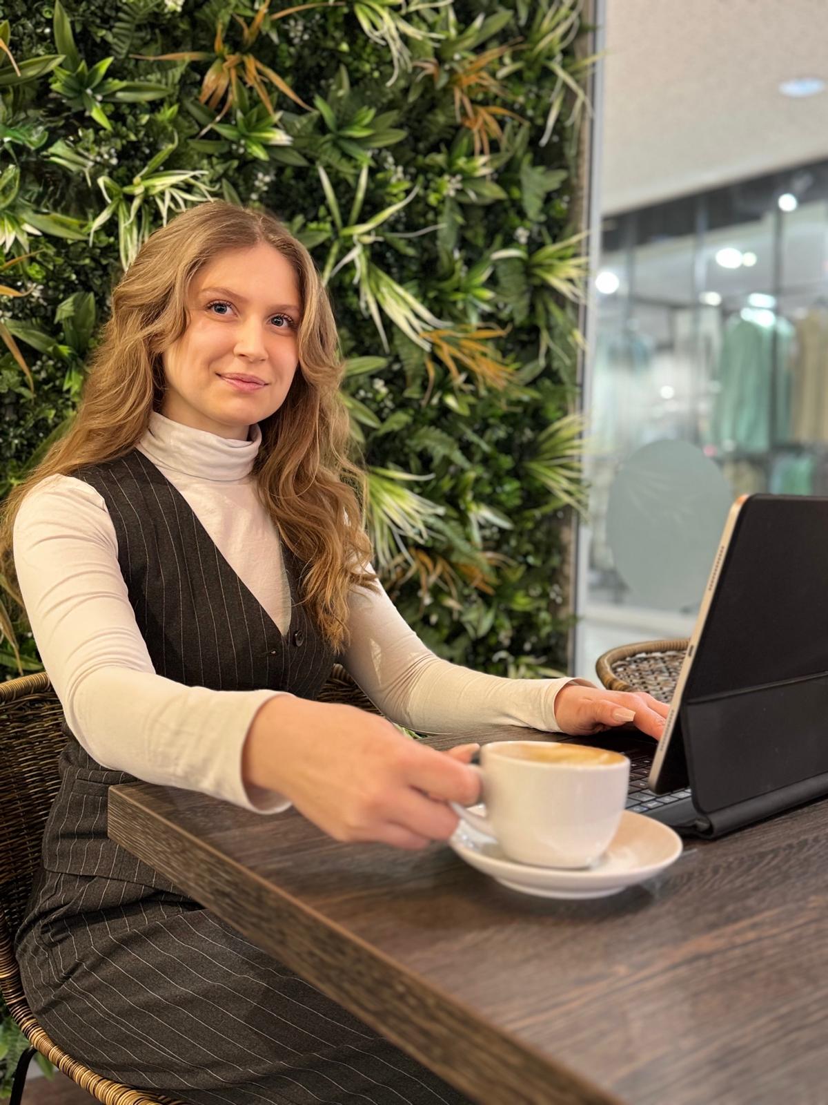 Laura beim Coaching-Gespraech